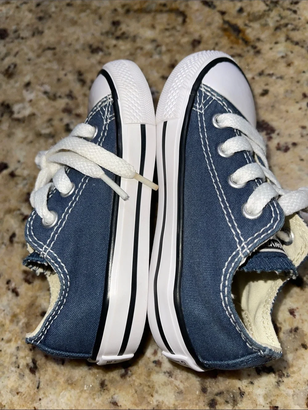 Converse All Star Low Top Sneakers in Navy Blue
